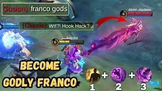 THIS FRANCO HOOK TRICKS WILL MAKE YOU GODLY FRANCO !! ( cheat hook ) ~ Mobile Legends