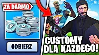 CUSTOMY Z WIDZAMI * RESTART V-DOLCOW NA LIVE * W FORTNITE