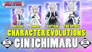 Character Evolution: Gin Ichimaru [Bleach Brave Souls]