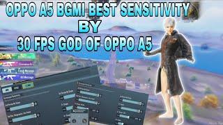  OPPO A5 BGMI BEST SETTING & SENSITIVITY BY 30 FPS GOD  OPPO A5 BGMI SENSITIVITY | OPPO A5 2020