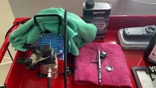 Steps before and during ceramic coating.