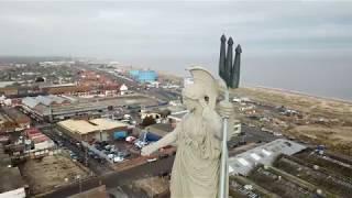 Nelsons Monument Great Yarmouth. DJI Mavic Pro.