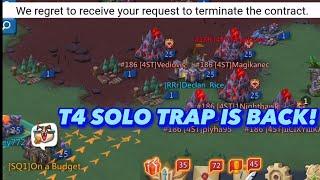 Lords Mobile For Life?! T4 Solo Trap Is Back! SSQ Vs Solo Trap | Lords Mobile KvK July