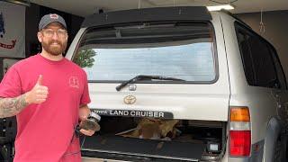 Installing the Huracan Fabrication Tailgate Storage System to my 80 Series Land Cruiser