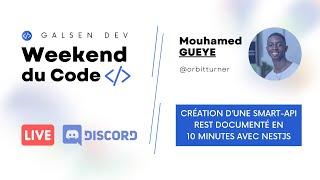 Création d'une Smart API Rest documenté en 10 minutes avec NestJS | #WdC1