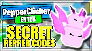 ALL NEW UPDATE CODES! Pepper Clicker Roblox