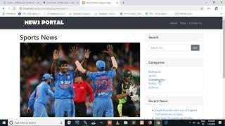 News Portal projects  in PHP and MYSQL , News Portal projects free download