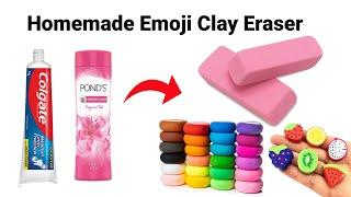 How to make Kneaded Eraser at home/DIY Kneaded Eraser/homemade Kneaded Eraser/diyEmoji Eraser#eraser