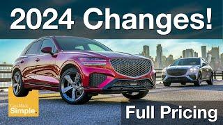 2024 Genesis GV70 Full Change List and Pricing | Packaging Changes for 2.5T!