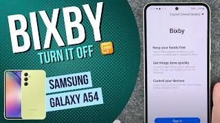 Samsung Galaxy A54 5G - How to turn off Bixby •  •  • ⬇️ • | Tutorial