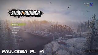 SnowRunner PS4 Gameplay #1 Wrażenia z gry