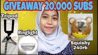 GIVEAWAY 20.000 SUBSCRIBERS by Khairunnisa Adlina [CLOSED]