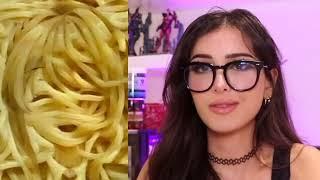 Spaghetti Making Anime Girl Face