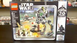 LEGO Star Wars 2019 Clone Scout Walker - 20th Anniversary Edition Review! Set 75261!