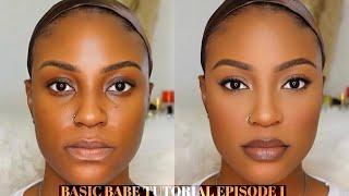 BASIC BABE E1: BASIC MAKEUP TUTORIAL FOR WORK, SOFT, FEMININE, NATURAL 15 MINS MAKEUP ROUTINE #woc