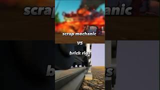 scrap mechanic vs brick rigs #edit #scrapmechanic #brickrigs #battle #videogames #versus