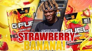 NEW G-Fuel KSI'S STRAWBERRY BANANA COLLECTORS BOX First Look AND Taste Test! - WITH LIMITED ITEMS!