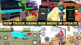 New Truck Cheat Code in Indian Bike Driving 3D | RGS Menu Feature in New Update | Harsh in Game