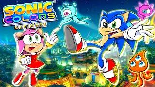  Reach for the STARS!! - Sonic & Amy Play Sonic Colors ULTIMATE!  250K Subscriber Stream