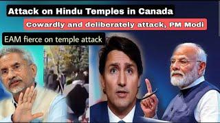 You will never weaken India's resolve PM Modi condemn deliberate atack on Hindu Temples in Canada