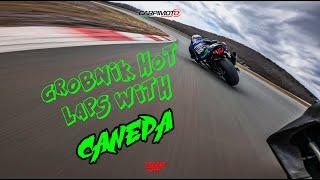 Canepa in Rijeka 2023 with Fritz!! Few hot laps! Yamaha R1 Grobnik EWC