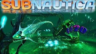 Subnautica build 1374 (59783).#20(Кристалл настурана,Глубинный гриб,Большой аквариум).