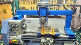 Milling attachment for a lathe