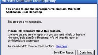 Disable Error Reporting