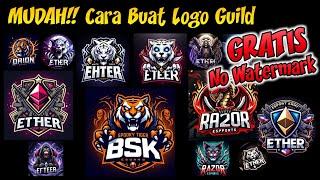 Tutorial Cara Membuat Logo Guild Sendiri Gratiss No Watermark - Cuma Pakai HP