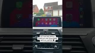 Activating Apple CarPlay in your BMW! #applecarplay #x3 #g01 #bmw #carplay #carcode #installation
