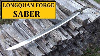 Longquan Forged Eastern Style Saber, Sword Review - LQSword