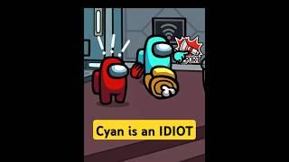 Among us : Cyan was an idiot ft. The Lion Sleeps Tonight #amongus #trending #trend #popular