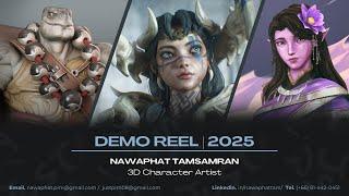 3D Character Artist Demo Reel 2025: Nawaphat Tamsamran