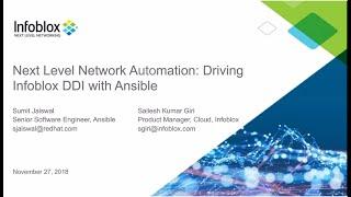 Next Level Network Automation: Driving Infoblox DDI with Ansible