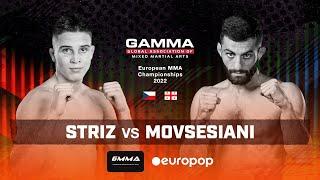 Finals  MMA -65.8kg Petr Striz v Rapael Movsesiani GAMMA European Championships 2022