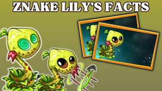 PvZ 2 Facts - NEW PLANT Znake Lily (Plants vs. Zombies 2)