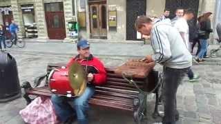 Вуличні музиканти . Львів 2014 / Street musicians. Ukraine Lviv 2014.