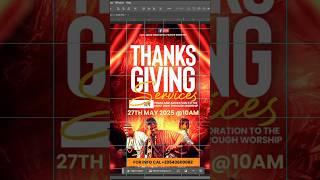 FREE PSD FILE  #akigraphix #photoshop #churchflyer #photoshoptipsandtricks