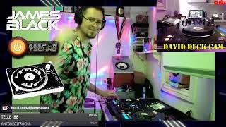 DJ James Black Livestream DJ Set for Virtual DJs - July 2021 - TECHNO