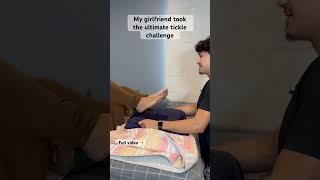 EXTREME TICKLE CHALLENGE ON GIRLFRIEND | #shorts