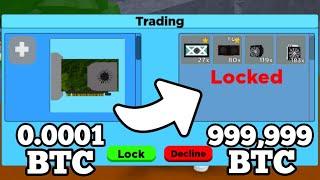 TRADING !!! in Bitcoin Miner ROBLOX