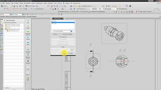 Siemens NX. Drafting. Изменение границы сечения (Unigraphics)