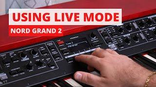 Nord Grand 2 - Using Live Mode