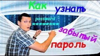 Как увидеть пароль вместо звездочек? (Как узнать забытый пароль?)