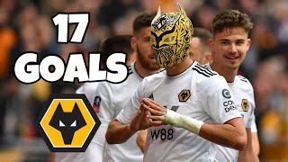 Raul Jimenez • Todos los goles para Wolves en 2018/19 • All goals for Wolves in 2018/19