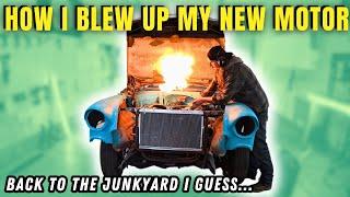 Junkyard Motor First Start! Proving The Internet Wrong!