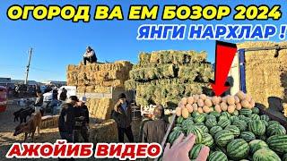 ДИККАТ! ЕМ-ХАШАК ВА ОГОРОД БОЗОР: Ковун, тарвуз, кунжара, шрот, кепак, шелуха ва ўт нархлари 2024