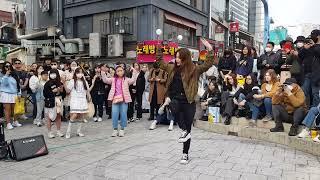 20230416 홍대 Nname#엔네임 (Yu Kagawa 카가와 유-효진) 버스킹 04 - ANTIFRAGILE _ LE SSERAFIM