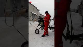 Cold start aircraft engine Rotax 503