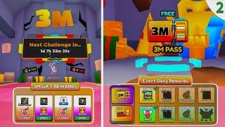 New Event 3M PARTY and Free 3M Pass & Gift Reward - Pull a Sword Roblox #2